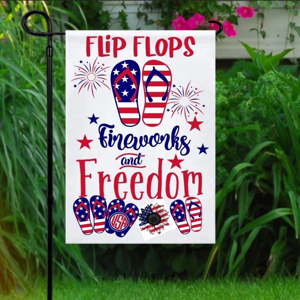 Yard Garden Flags 4th of July Independence Day NWT - CHOOSE 1 - Picture 3 of 9